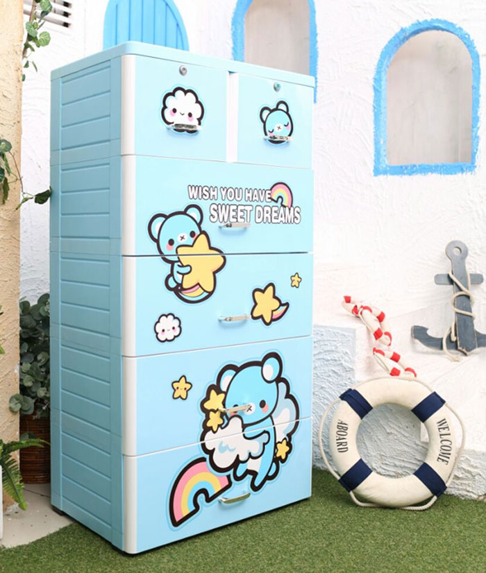 Baby Clothes Storage Drawer Jumbo Baby Bear Y-2