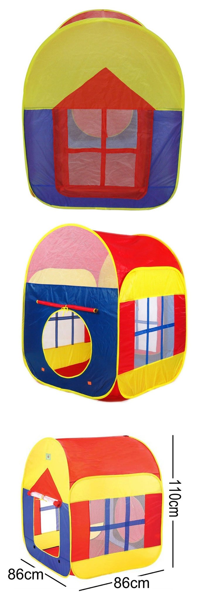 Foldable Kids Tent Playhouse