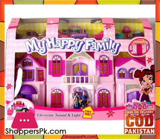 My Happy Family Doll House Play Set