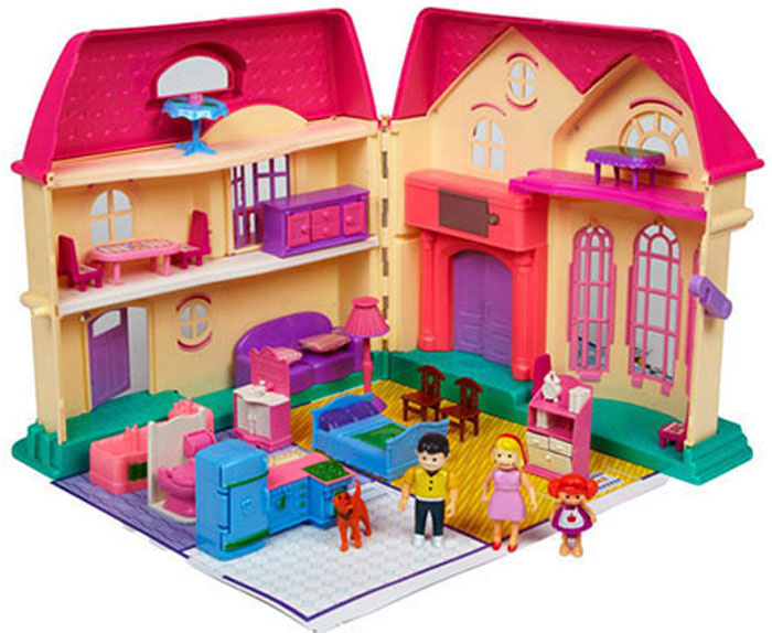 My Happy Family Doll House Play Set