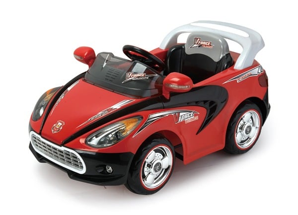Battery Operated Car JY-20C8 - Red/White