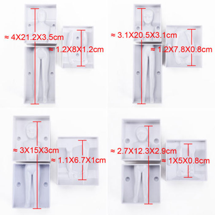 3D People Body Shape Mould Child 6