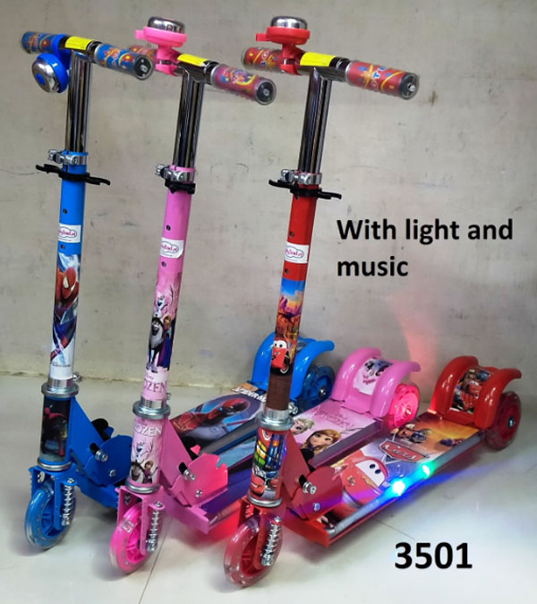 Barbie Flashing Musical Scooter 4 Barbie Flashing Musical Scooter