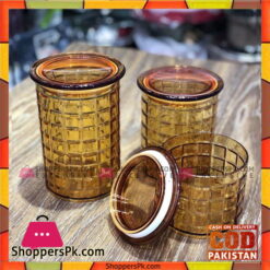 Bita Airtight Plastic Storage Container 3 Pcs Set Checkred