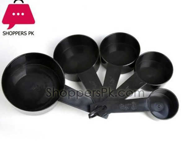 Black Plastic Measuring Cups 10 Pieces Set 4 Black Plastic Measuring Cups 10 Pieces Set