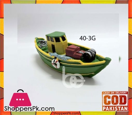 Boat Table Decoration 40-3G - Green/Yellow