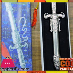 Chinese Silver Sword Decoration Steel Blade No Edge