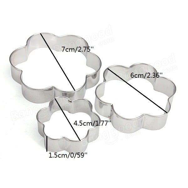 12 Pcs Stainless Steel Cookie Cutter