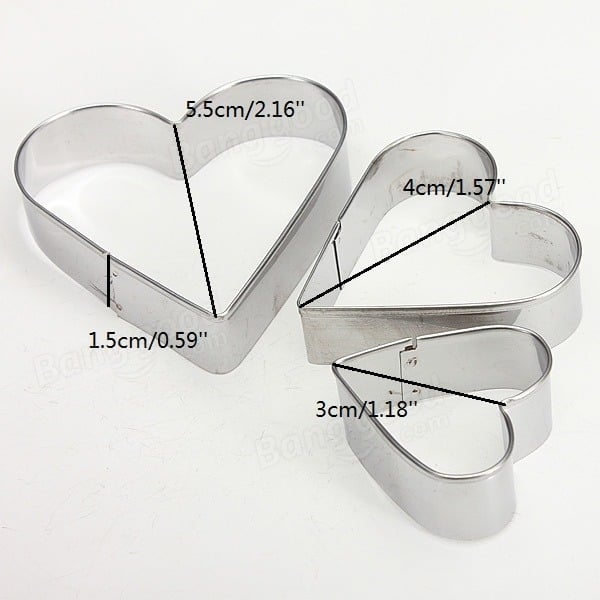 12 Pcs Stainless Steel Cookie Cutter