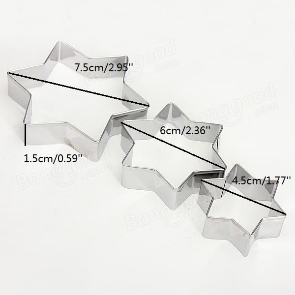 12 Pcs Stainless Steel Cookie Cutter
