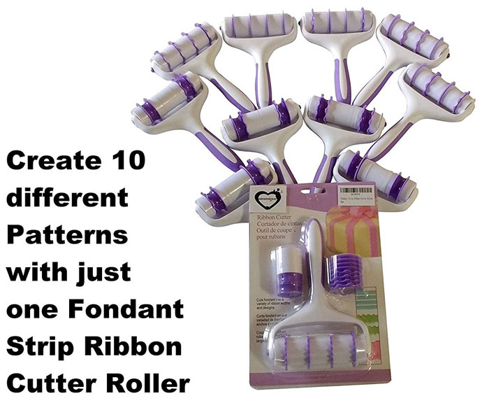 Fondant Strip Ribbon Cutter Roller