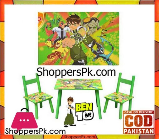 Kids Table BEN 10 with Two Chairs