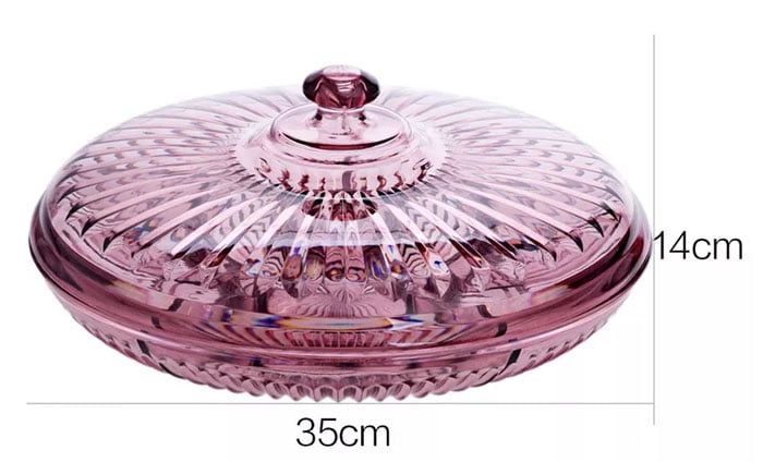 Acrylic Candy Dish Salad Tray Dry Fruit