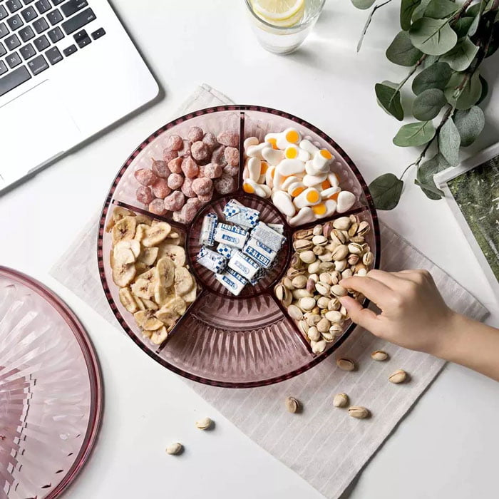 Acrylic Candy Dish Salad Tray Dry Fruit