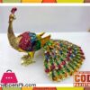 Peacock Jewellery Box Pewter Metal