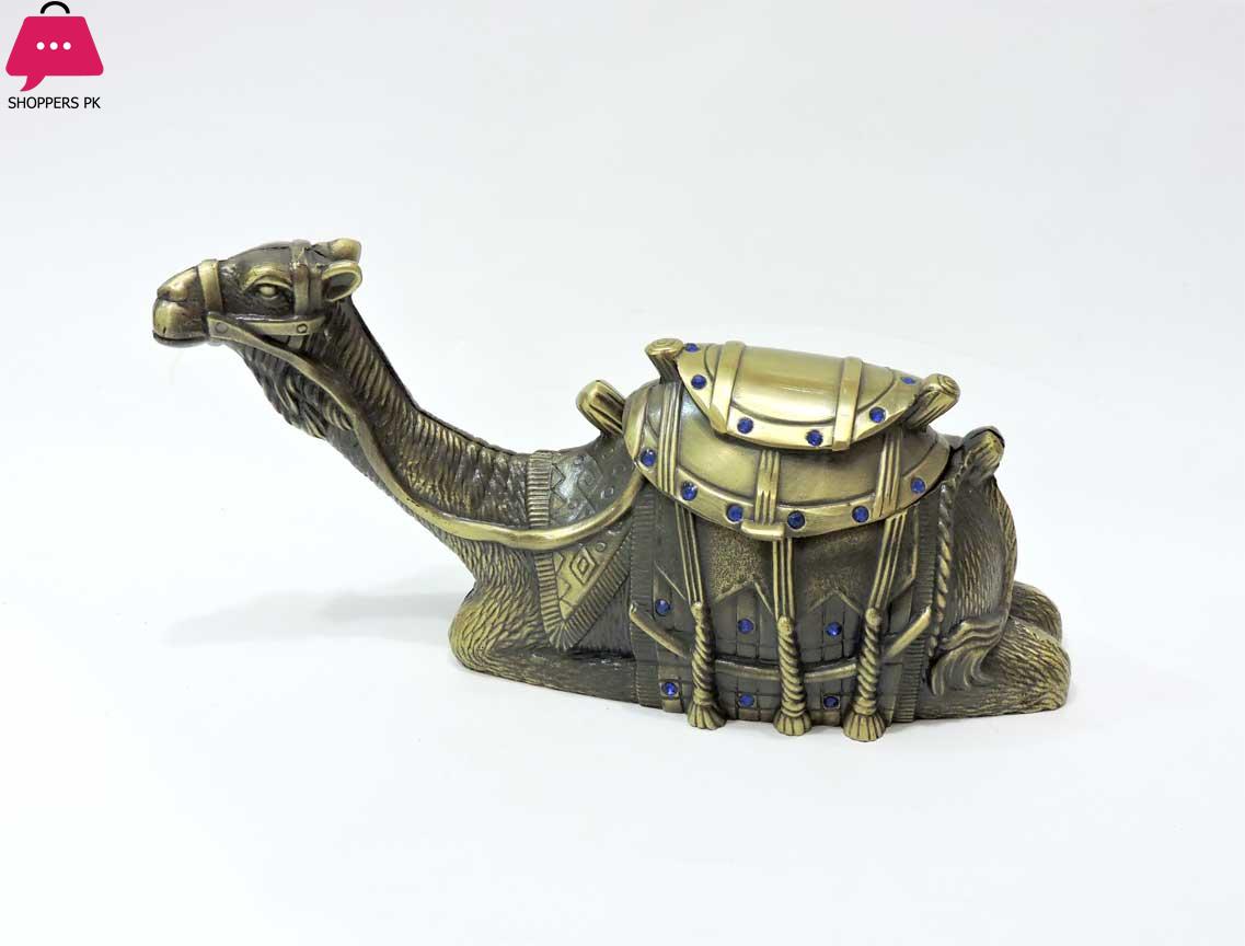 Pewter Metal Camel Jewellery Box