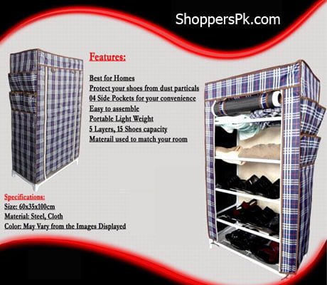 Portable Shoe Rack 5 Layer