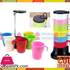 Rainbow Cups Set 6 Pcs