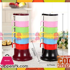 Rainbow Cups Set 6 Pcs