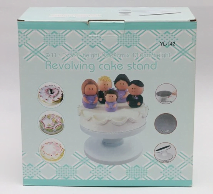 Revolving Cake Stand Plastic Cake Turntable