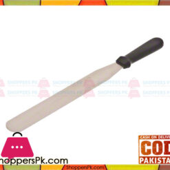 Stainless Steel Icing Spatula With Black Handle 12 Inch