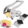 Stainless Steel Potato French Fry Chips Cutter Double Blade