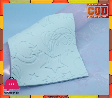 Star Power Fondant Imprint Silicone Mat 20×20
