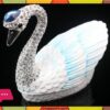 White Swan Jewellery Box Metal