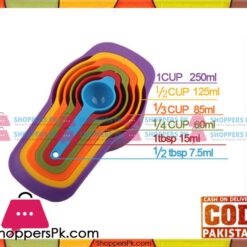 Yangi Measuring Cup And Spoon Set 6 Pcs