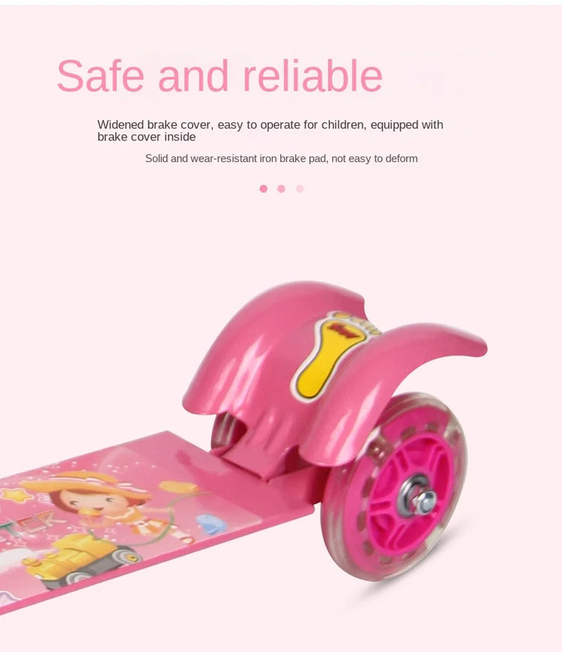 Frozen Flashing Wheel Scooty