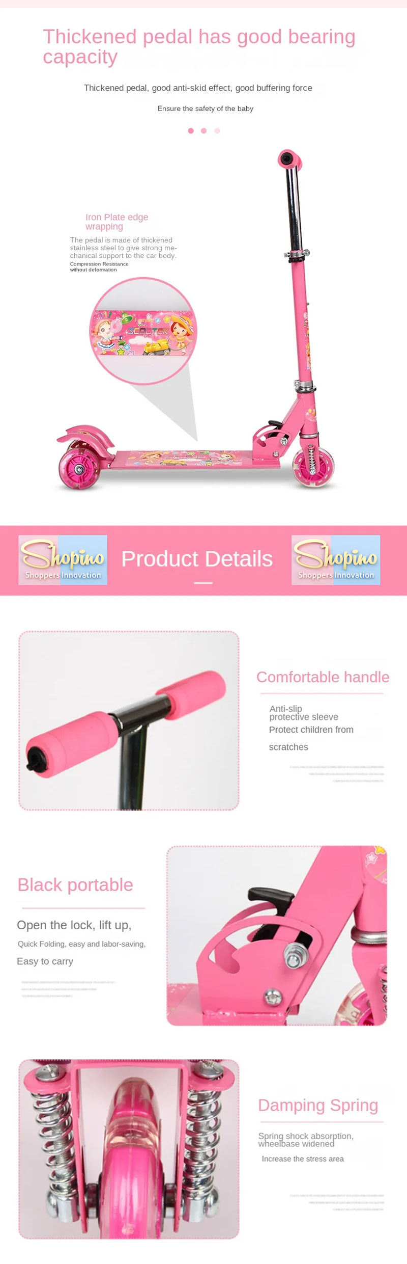 Frozen Flashing Wheel Scooty