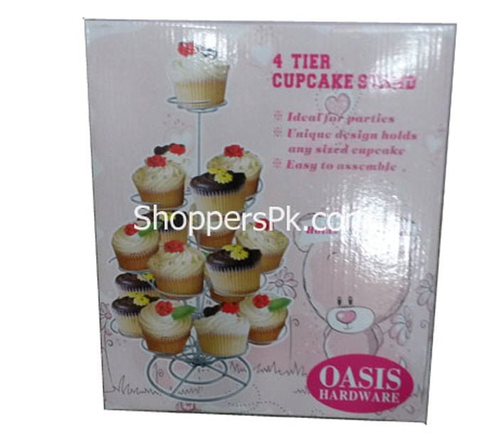 4 Layer Cupcake Stand 19 Hold