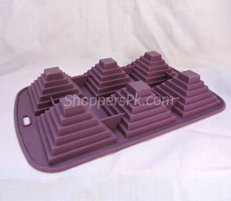 6 Pyramid Silicone Mold And Baking Pan