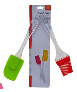 Silicone Spatula & Brush Set 2 Pcs