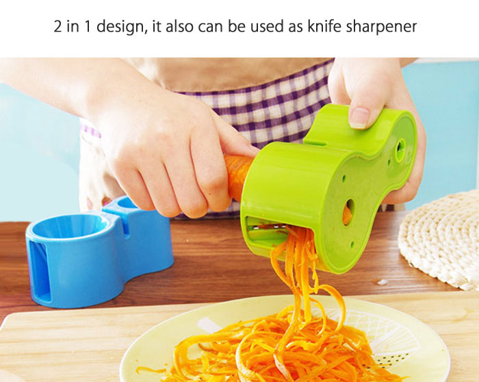 Spiral Cutter + knife Sharpener