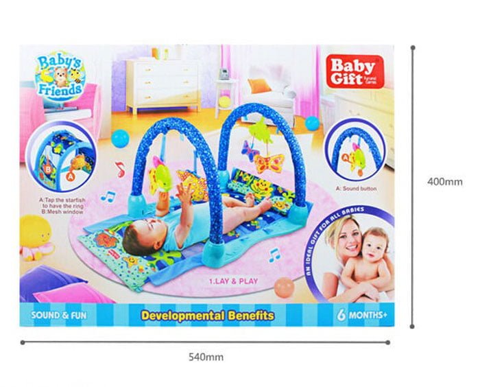 3 In 1 Baby Children Kids Under The Sea Musical Activity Gym Play Foam Mat Carpet