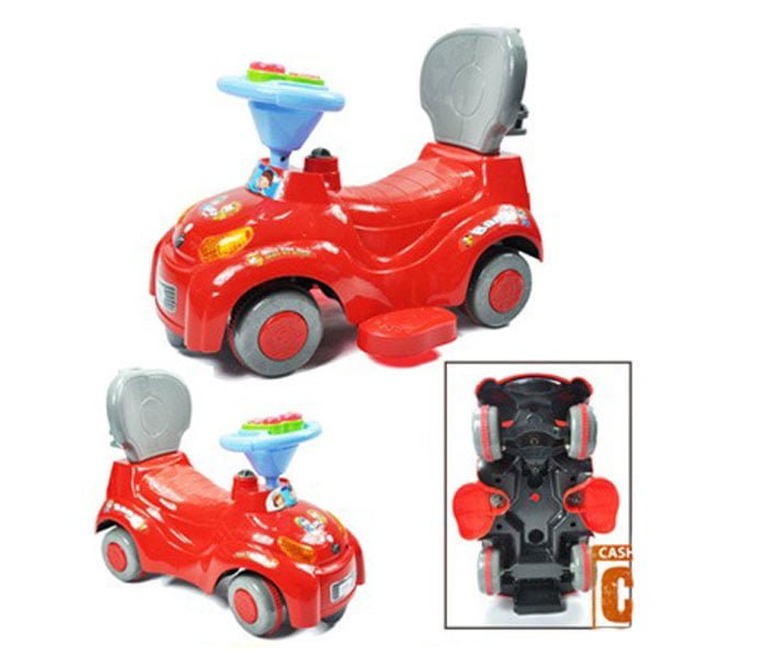 3 In 1 Ride On Rocker Stroller &Amp; Scooter