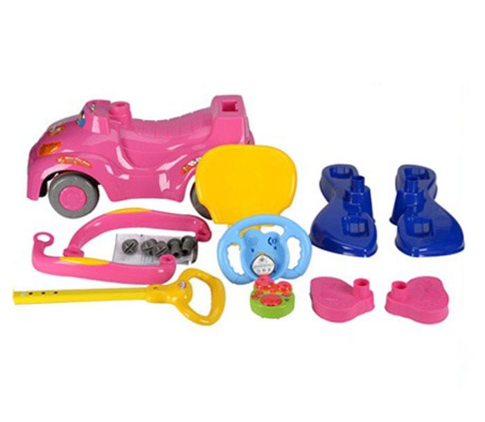 3 In 1 Ride On Rocker Stroller &Amp; Scooter