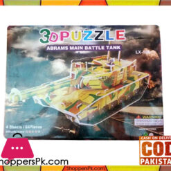 3D Super Puzzle 4 Sheet Battle Tank