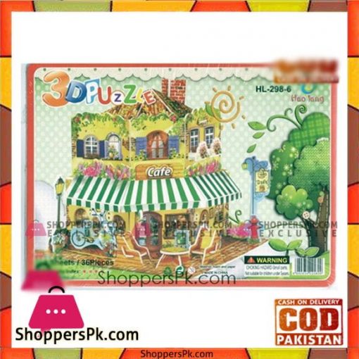 3D Super Puzzle 4 Sheet Cafe