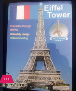 3D Super Puzzle 4 Sheet Eiffel Tower