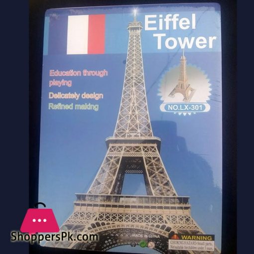 3D Super Puzzle 4 Sheet Eiffel Tower