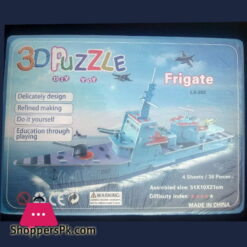 3D Super Puzzle 4 Sheet Frigate LX202