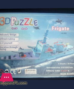 3D Super Puzzle 4 Sheet Frigate LX202