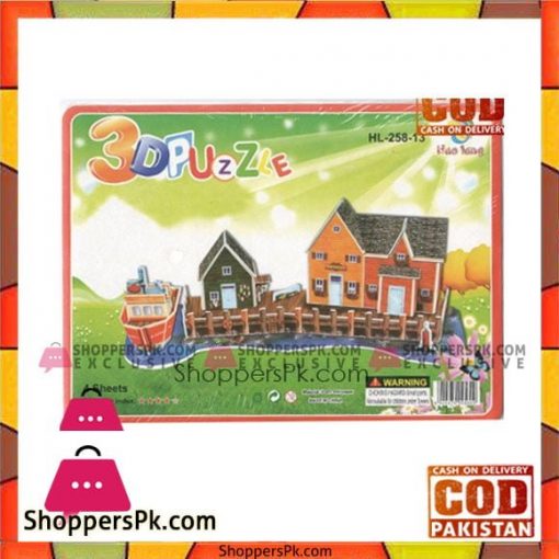 3D Super Puzzle 4 Sheet Home Shop