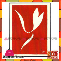 Abstract Painting Print with Frame 10 - 5x6 Inch