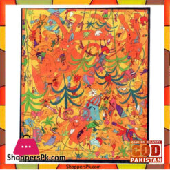 Abstract Painting Print with Frame 2 - 5x6 Inch