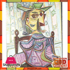 Abstract Painting Print with Frame 4 - 5x6 Inch