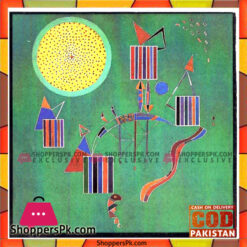 Abstract Painting Print with Frame 6 - 5x6 Inch