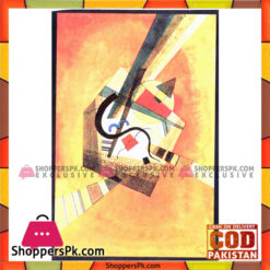 Abstract Painting Print with Frame 8 - 5x6 Inch